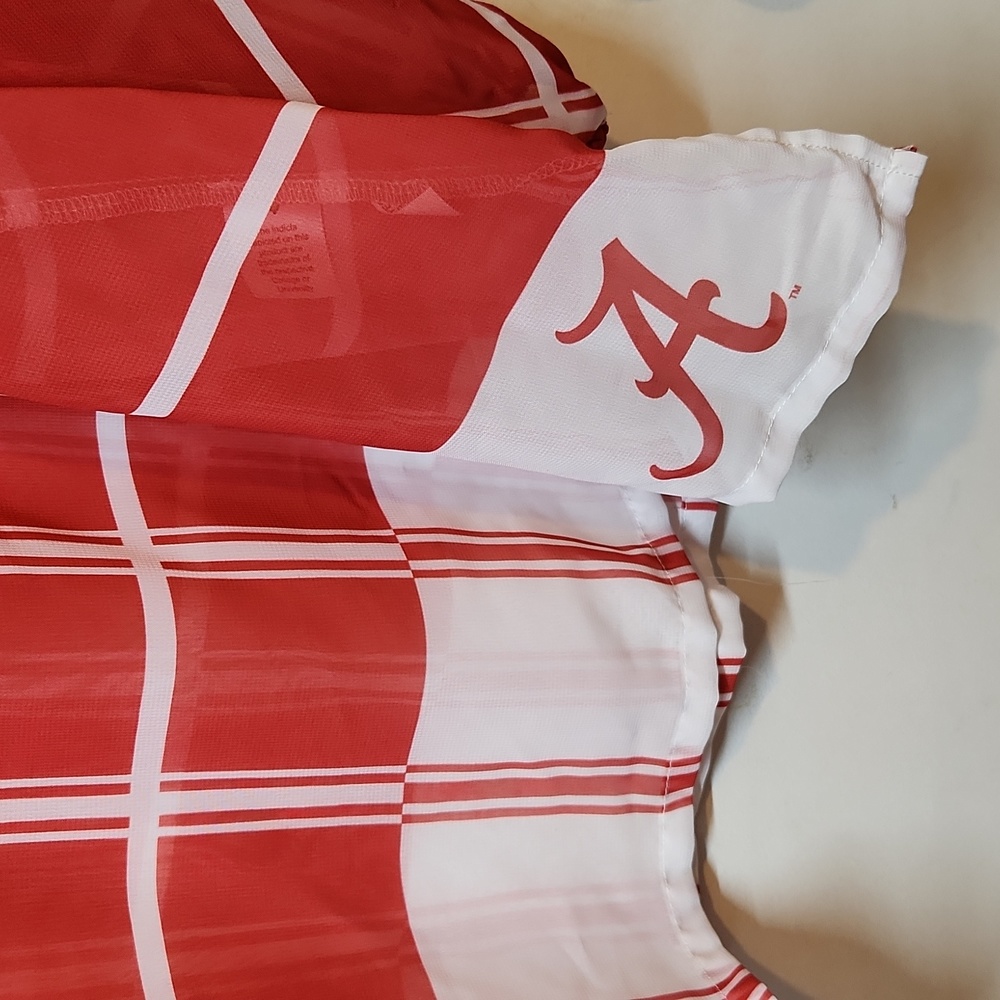 #9 Emerson Street Clothing Co. Sheer Red/white tunic University of Alabama